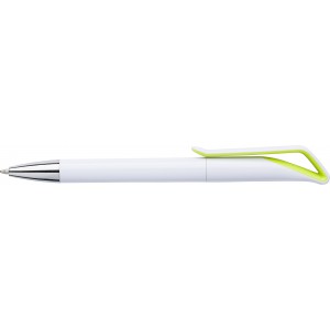 ABS ballpen Tamir, light green (Plastic pen)