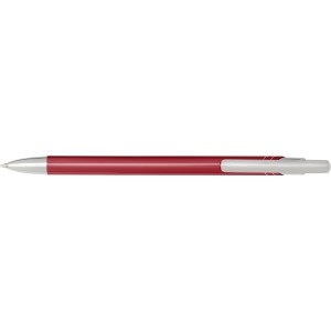 Aluminium ballpen Lara, red (Plastic pen)