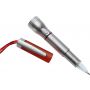Ballpen with LED torch, red