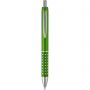 Bling ballpoint pen with aluminium grip, Green