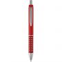 Bling ballpoint pen with aluminium grip, Red