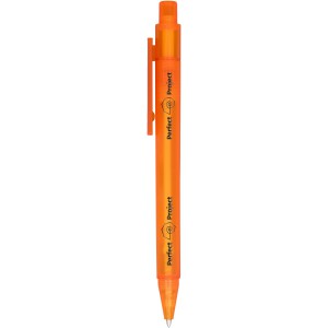 Calypso frosted ballpoint pen, Frosted orange (Plastic pen)