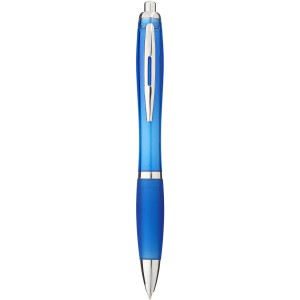 Nash ballpoint pen with coloured barrel and grip, aqua blue (Plastic pen)