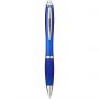 Nash ballpoint pen with coloured barrel and grip, Royal blue