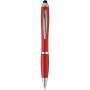 Nash coloured stylus ballpoint pen, Red