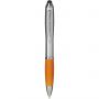 Nash stylus ballpoint with coloured grip, Orange