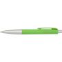 Plastic ballpen with blue ink., lime