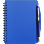 PP notebook with ballpen Kimora, blue