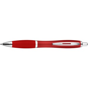 Recycled ABS ballpen Hamza, red (Plastic pen)
