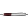 Recycled ABS ballpen Mariam, burgundy