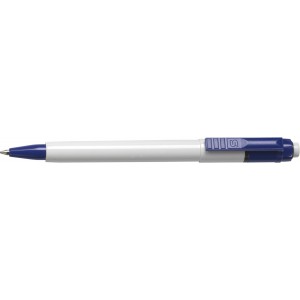 Stilolinea Baron ABS ballpen with jumbo refill, blue (Plastic pen)