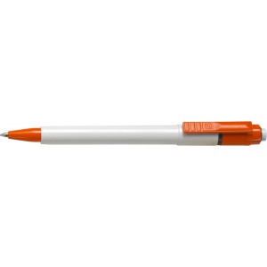 Stilolinea Baron ABS ballpen with jumbo refill, orange (Plastic pen)