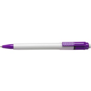 Stilolinea Baron ABS ballpen with jumbo refill, purple (Plastic pen)