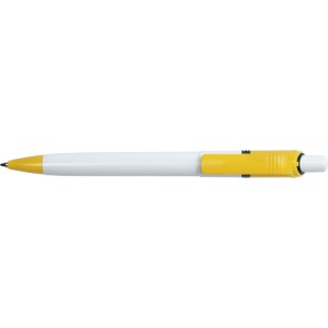 Stilolinea Ducal ABS ballpoint pen, yellow (Plastic pen)