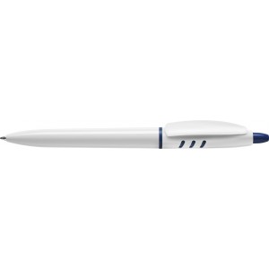 Stilolinea S30 plastic ballpen, white/blue (Plastic pen)