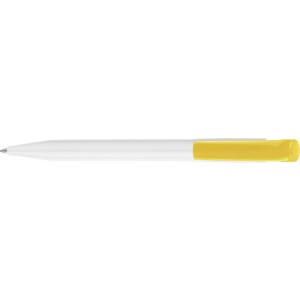 Stilolinea S45 ABS ballpoint pen, yellow (Plastic pen)