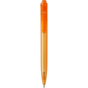 Thalaasa ocean-bound plastic ballpoint pen, Orange (Plastic pen)
