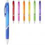 Turbo translucent ballpoint pen with rubber grip, Magenta