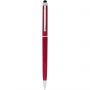 Valeria ABS ballpoint pen with stylus, Red