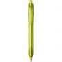 Vancouver recycled PET ballpoint pen, Transparent Lime Green