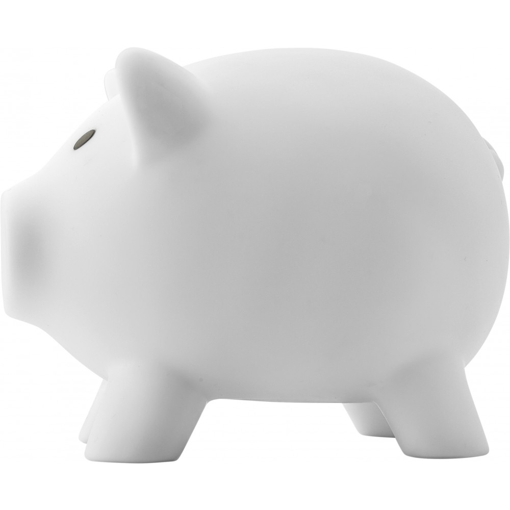 Plastic Piggy Bank White Toy Reklámajándék Hu Ltd Plastic Piggy Bank White Toy