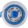 Plastic retractable tape measure Theo, cobalt blue