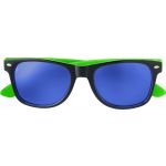 Plastic sunglasses with UV400 protection, lime (7889-19)