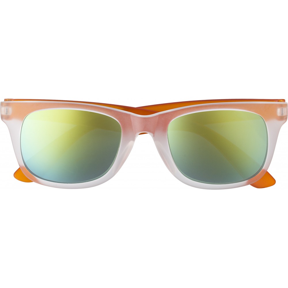 orange plastic sunglasses