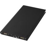 Plate 8000 mAh aluminum power bank, Black (12411200)