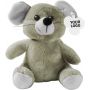 Plush mouse Lia, grey