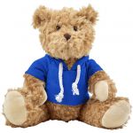 Plush teddy bear Monty, blue (8182-05)