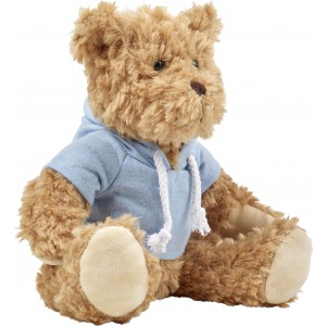 Plush teddy bear Monty, light blue (Games)