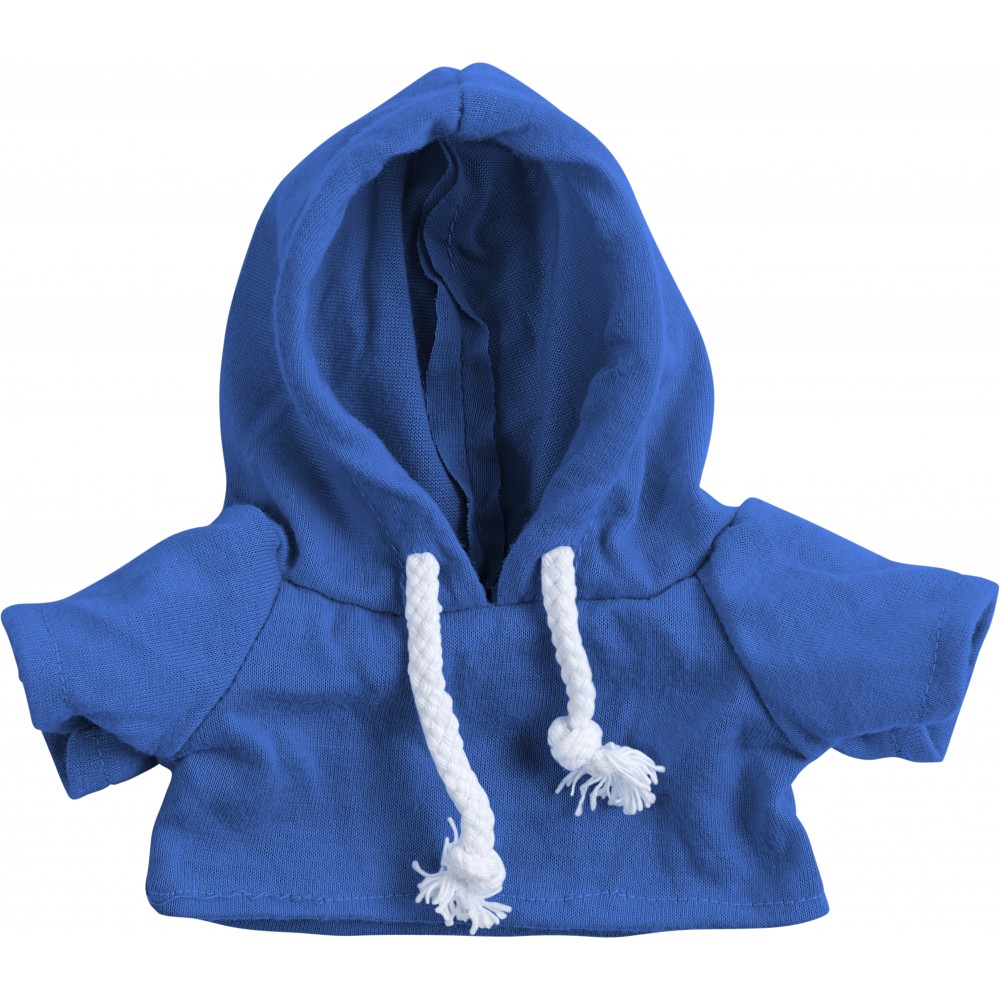 blue teddy hoodie