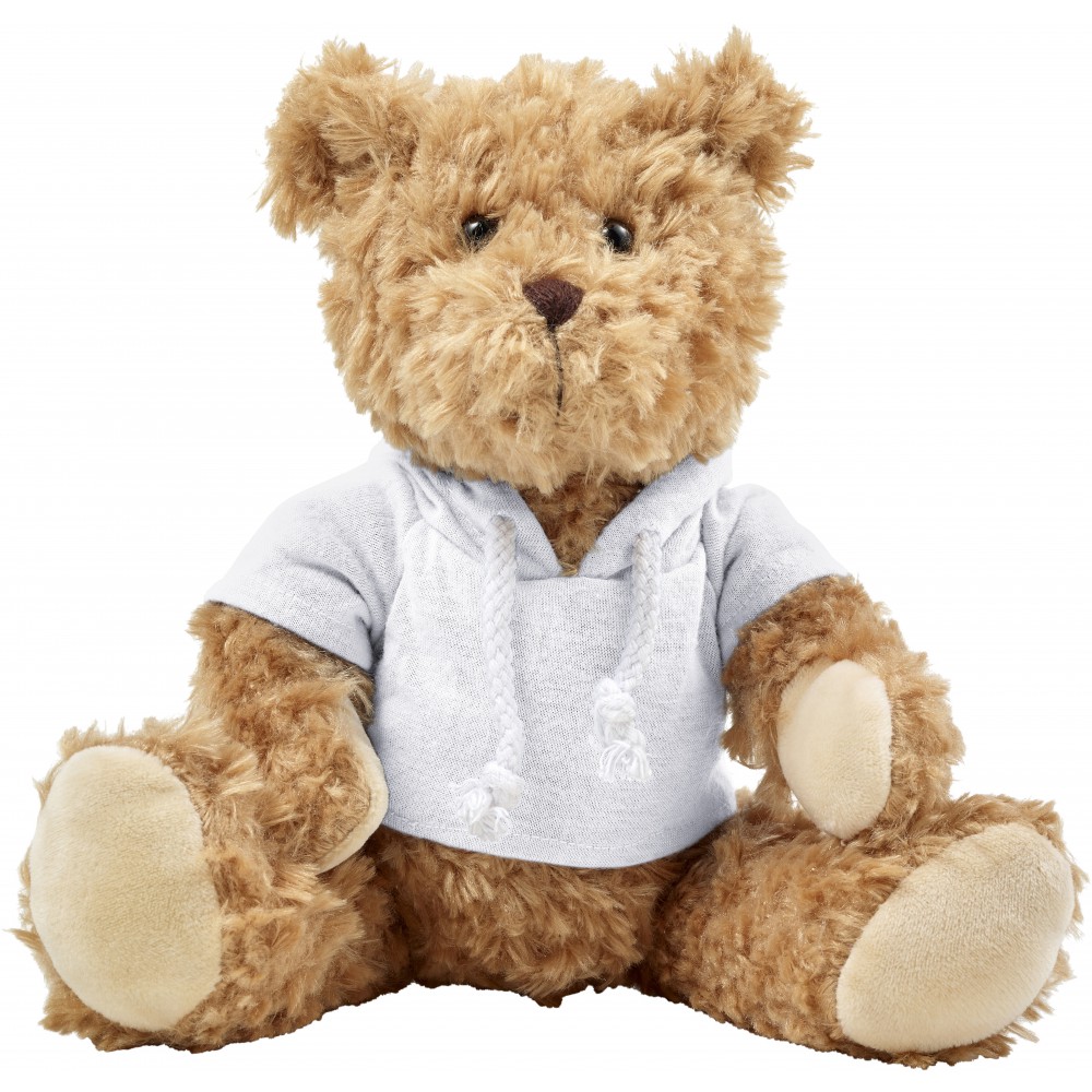 teddy bear with stitched eyes