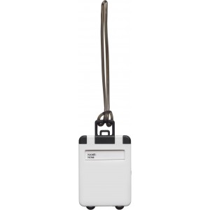ABS luggage tag Jenson, white