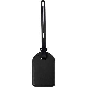 Recycled PU luggage tag Isen, black