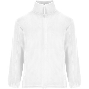 Artic men's full zip fleece jacket, White (Polar pullovers)