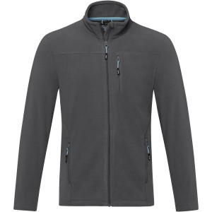 Elevate Amber men's GRS recycled full zip fleece jacket, Storm grey (Polar pullovers)