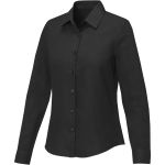 Pollux long sleeve women?s shirt, Solid black (3817990)