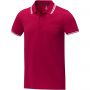 Amarago short sleeve men?s tipping polo, Red