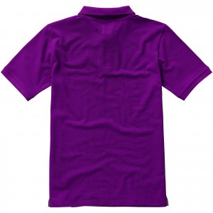Calgary short sleeve men's polo, Plum (Polo shirt, 90-100% cotton)