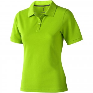 Calgary short sleeve women's polo, Apple Green (Polo shirt, 90-100% cotton)