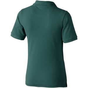 Calgary short sleeve women's polo, Forest green (Polo shirt, 90-100% cotton)