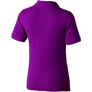 Calgary short sleeve women's polo, Plum (Polo shirt, 90-100% cotton)