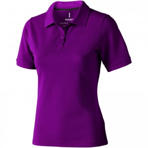 Calgary short sleeve women's polo, Plum (Polo shirt, 90-100% cotton)