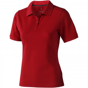 Calgary short sleeve women's polo, Red (Polo shirt, 90-100% cotton)