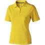 Calgary short sleeve women's polo, Yellow