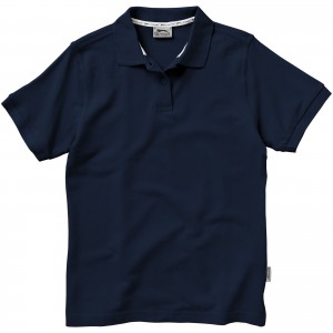 Forehand short sleeve ladies polo, Navy (Polo shirt, 90-100% cotton)
