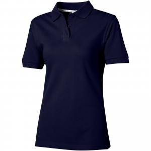 Forehand short sleeve ladies polo, Navy (Polo shirt, 90-100% cotton)