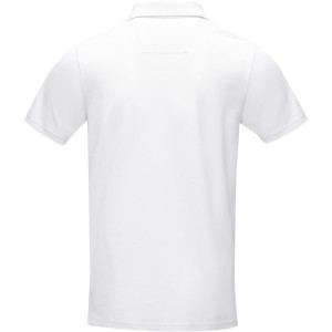 Graphite short sleeve men's GOTS organic polo, White (Polo shirt, 90-100% cotton)